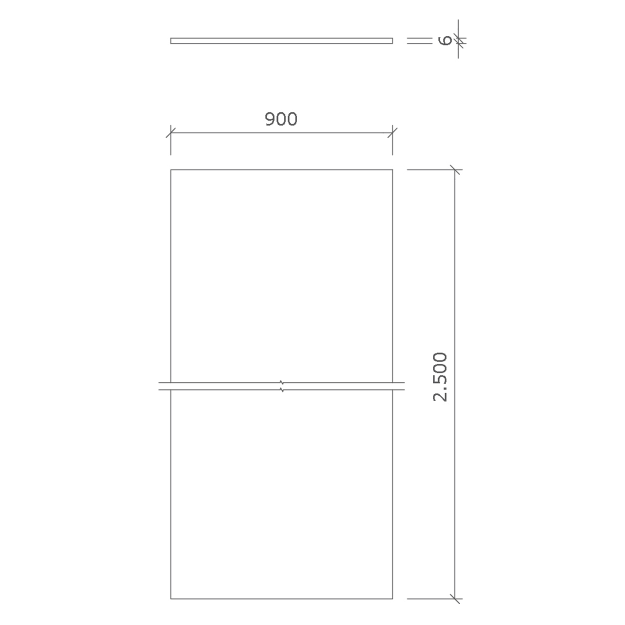 Wedi Top Wall Concrete Grau